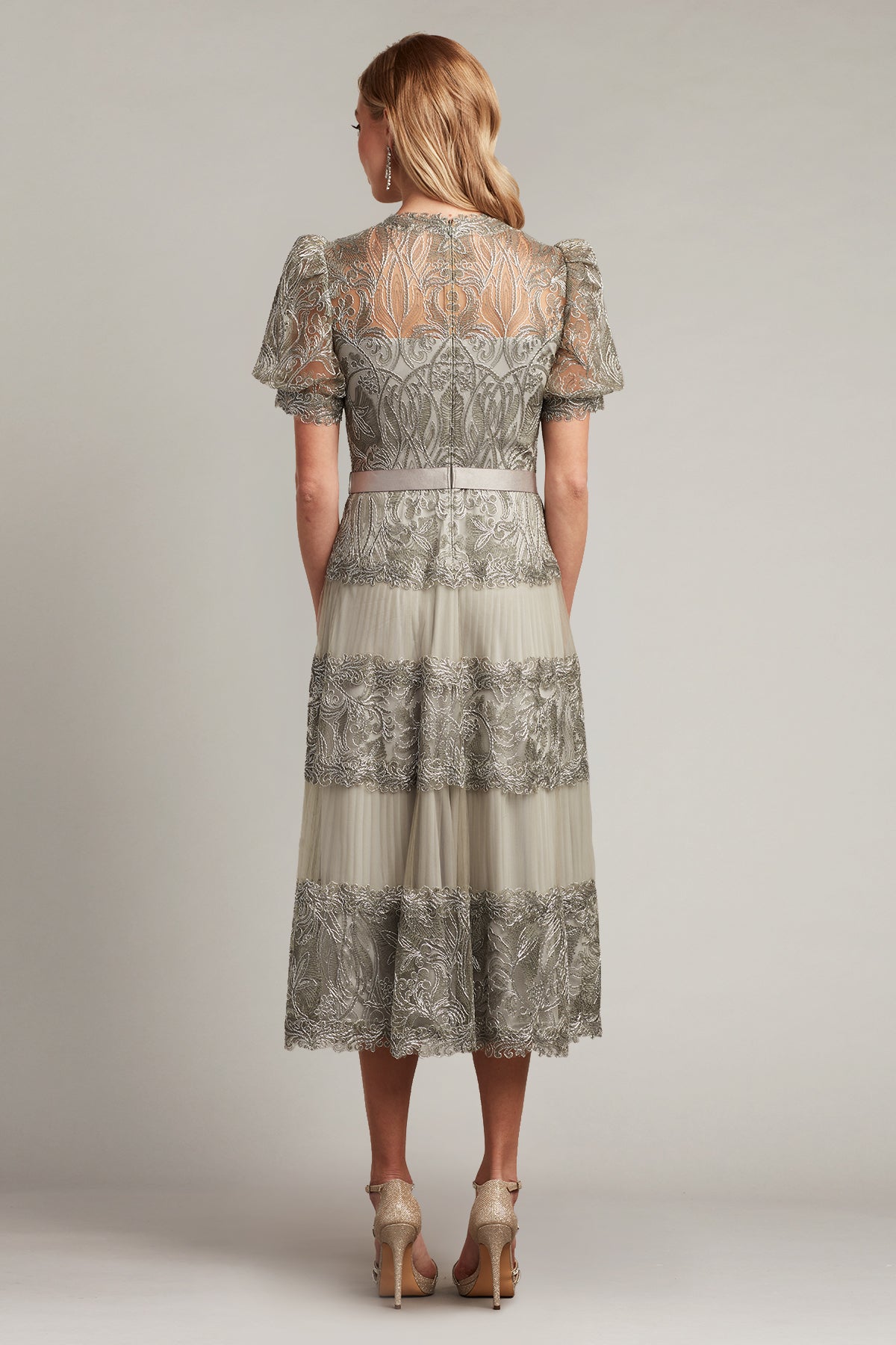 Fatiha Floral Lace & Chiffon Dress