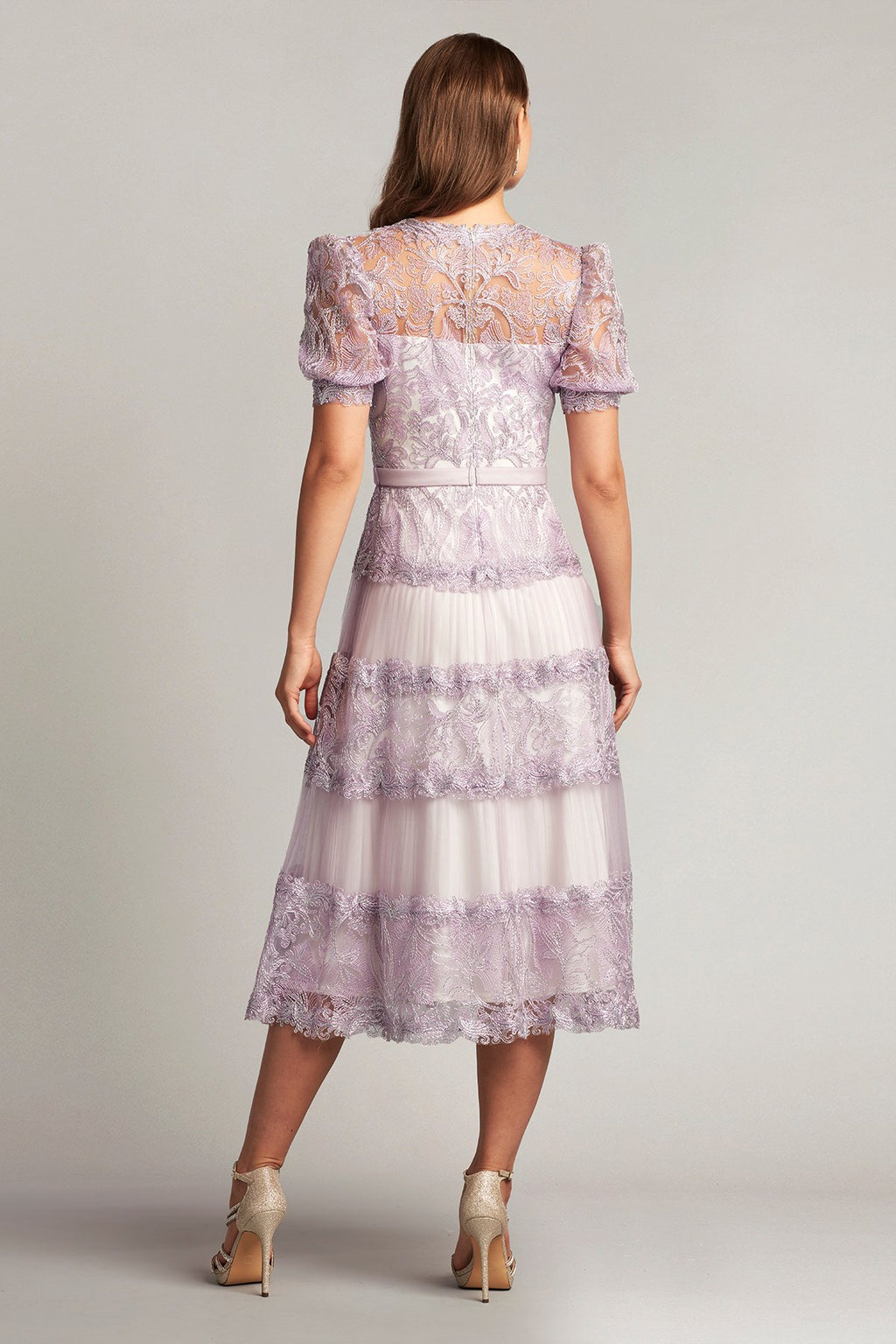 Fatiha Floral Lace & Chiffon Dress