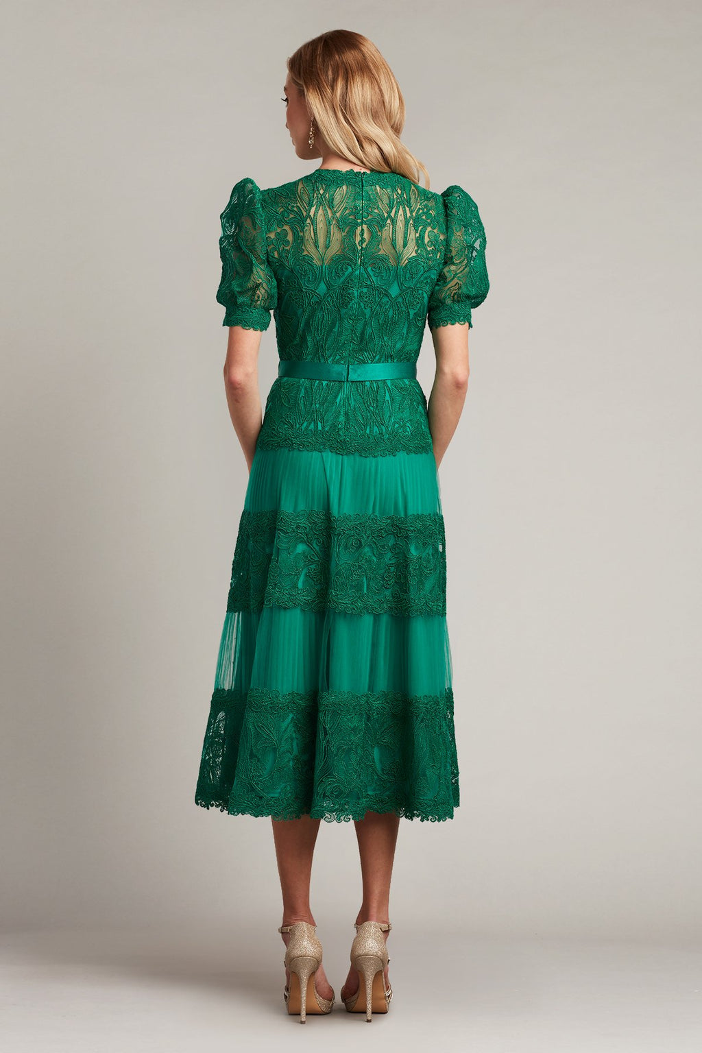 Fatiha Floral Lace & Chiffon Dress