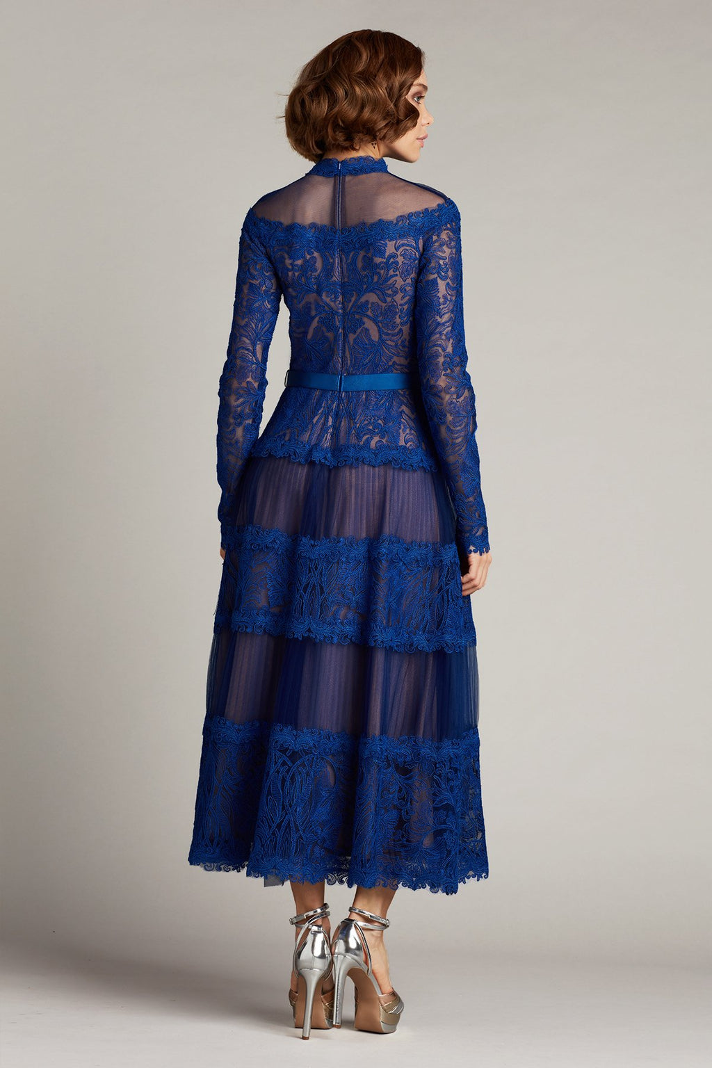 Fresco Pleated-Chiffon Dress