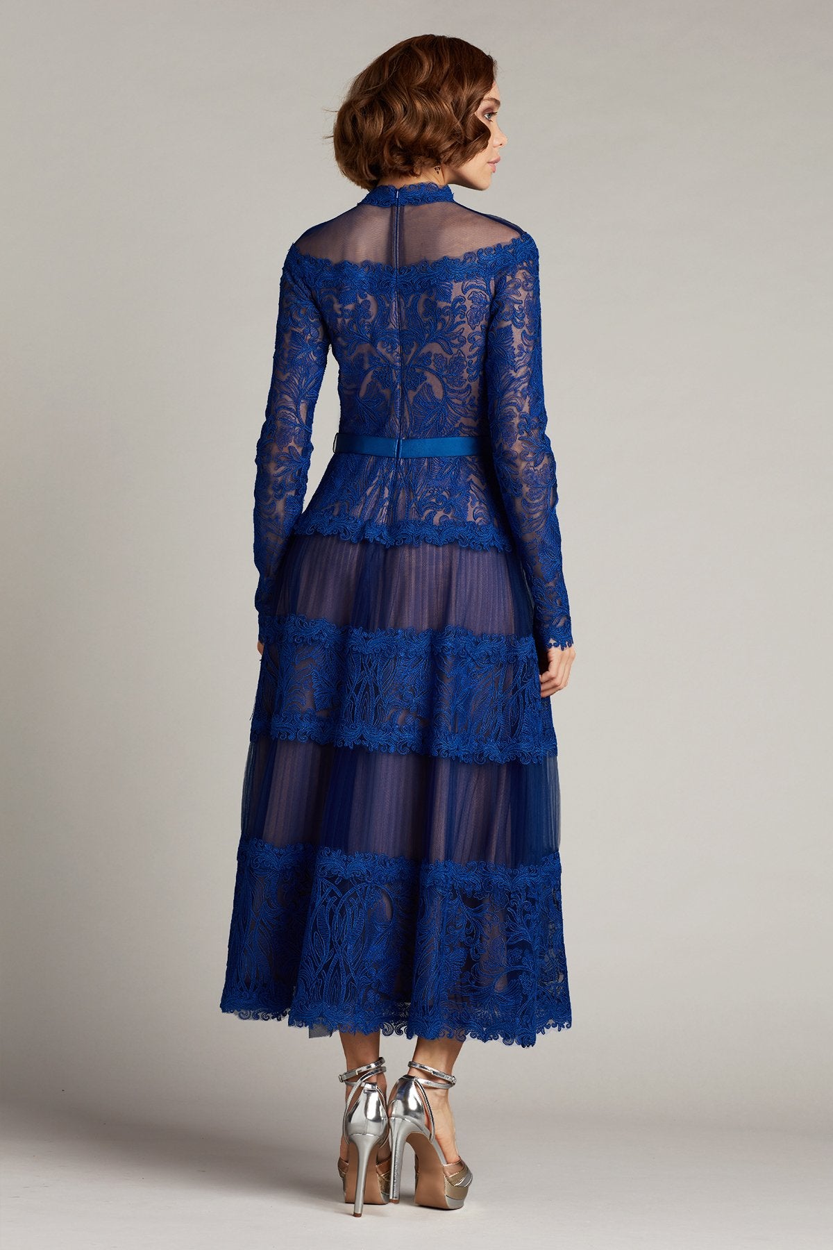 Fresco Pleated-Chiffon Dress