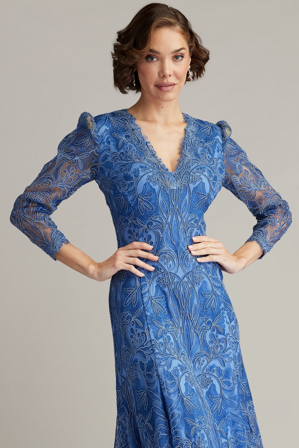Beata Handkerchief Hem Midi Dress – Tadashi Shoji Official Online