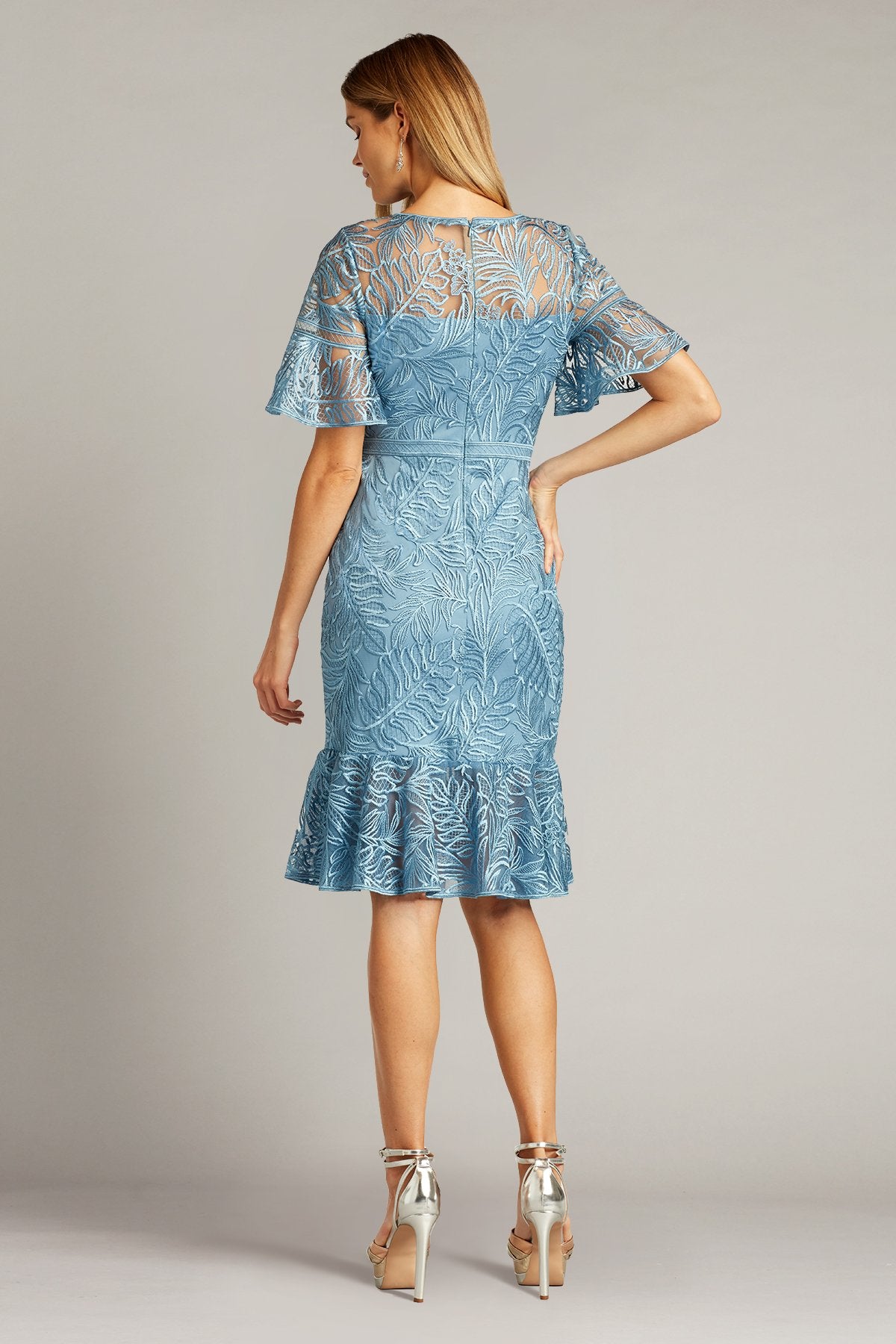 Lyle Embroidered Tulle Dress
