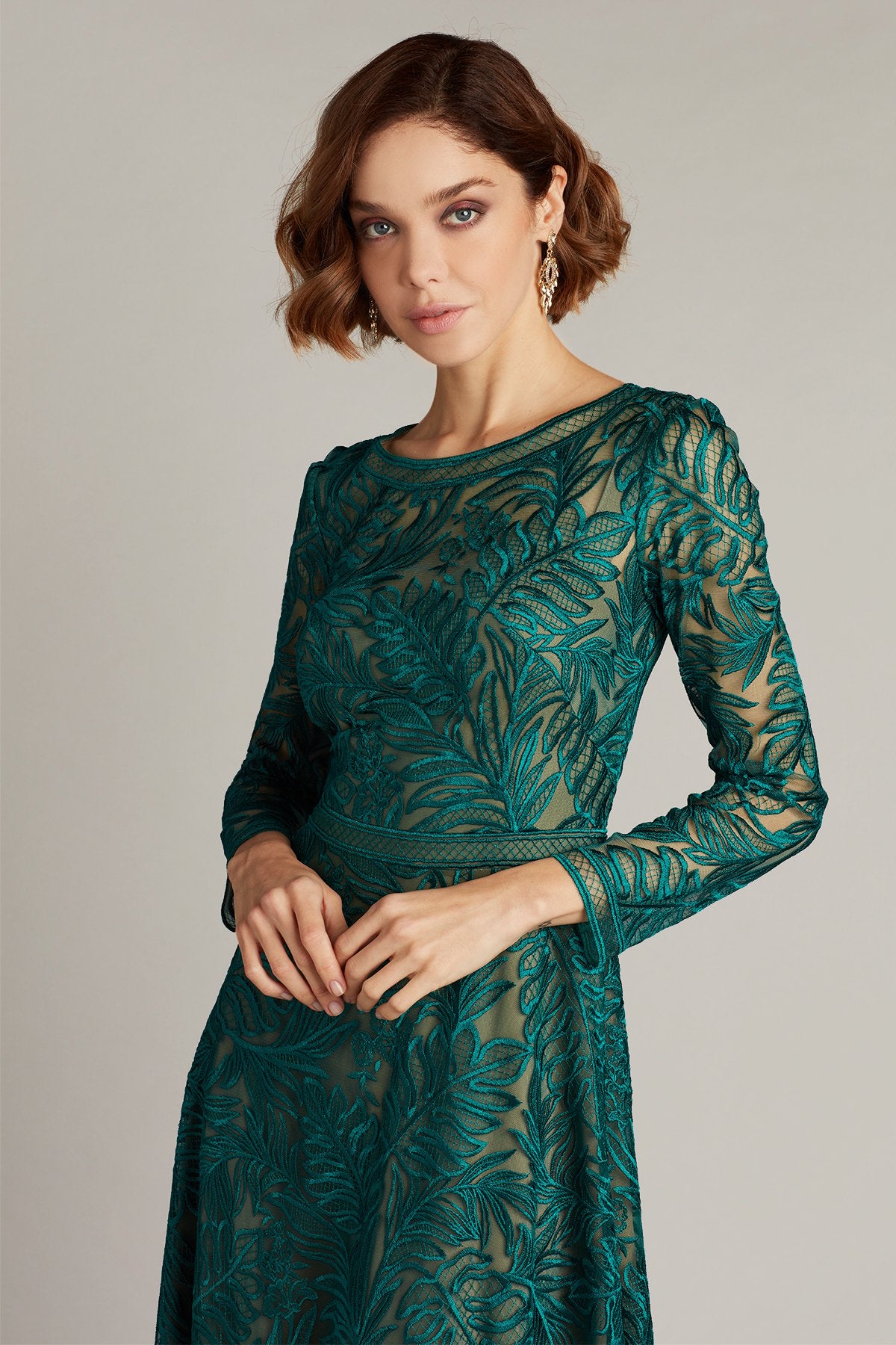 Zera Fit-and-Flare Midi Dress