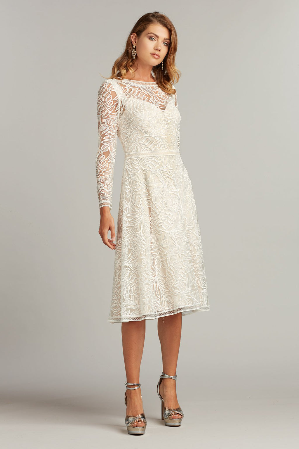Zera Fit-and-Flare Midi Dress