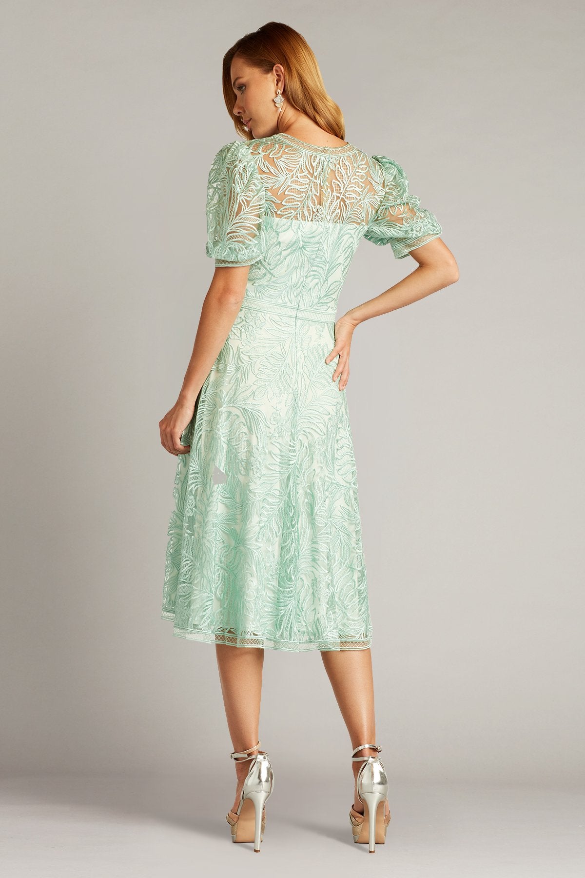 Betsy Embroidered Puff Sleeve Dress