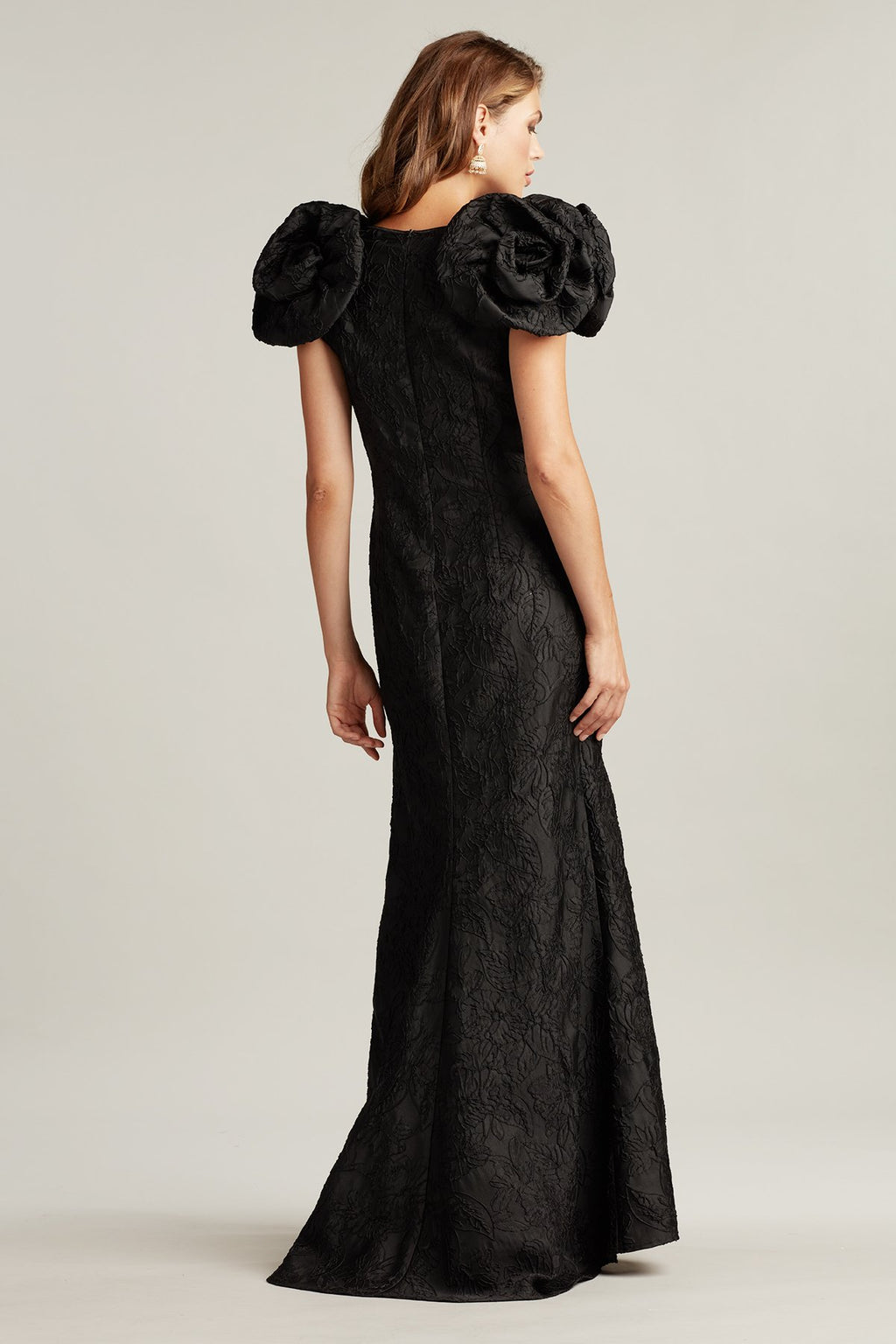 Sachar Rosette Sleeve Gown