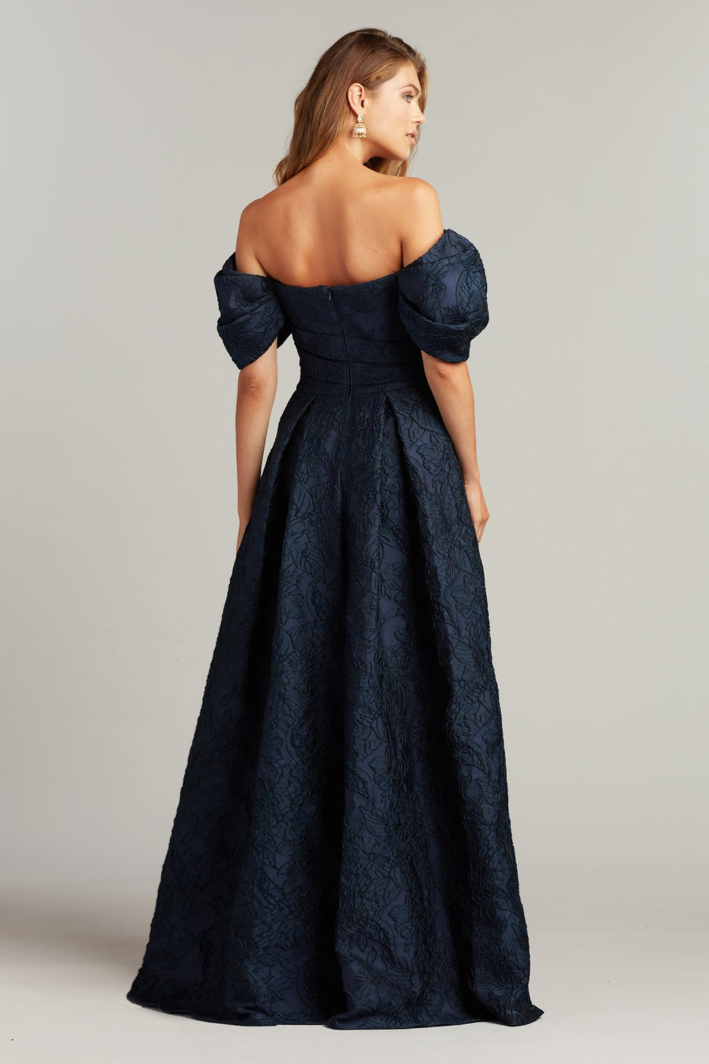 Chamberlain Floral Jacquard Gown