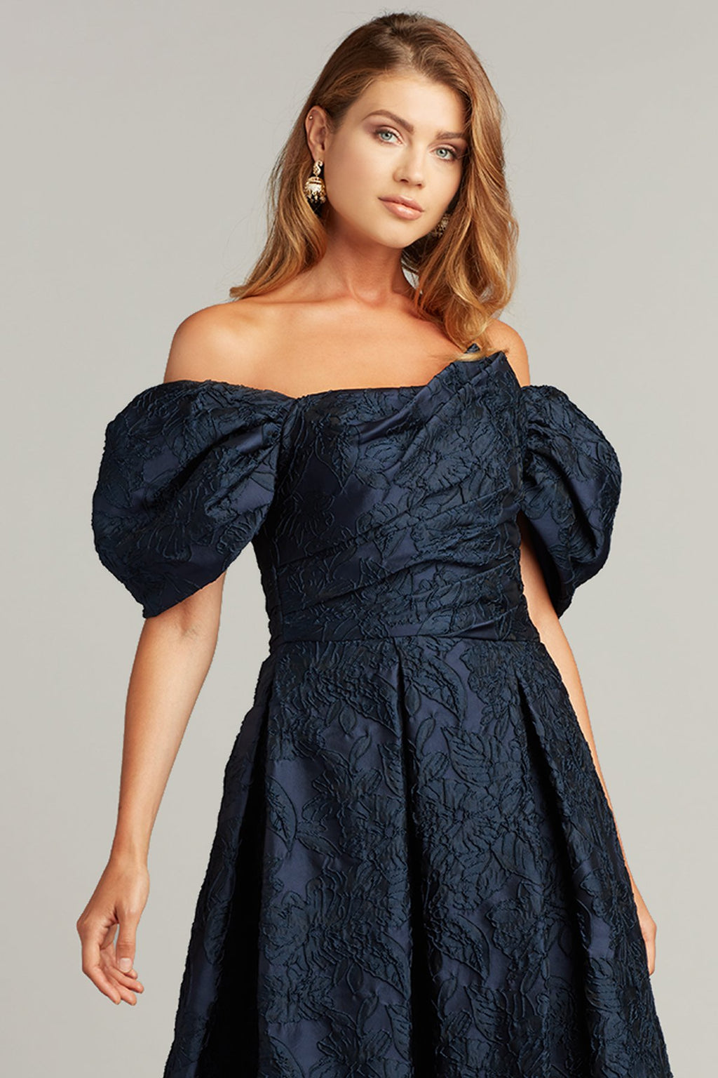 Chamberlain Floral Jacquard Gown