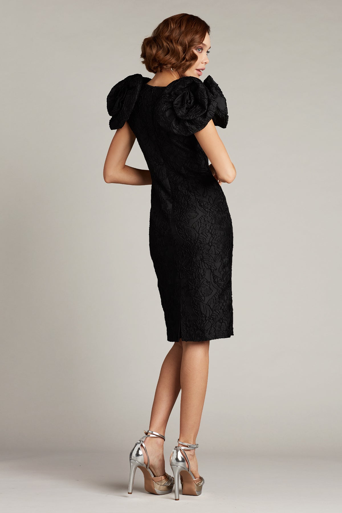 Sachar Rosette Sleeve Dress