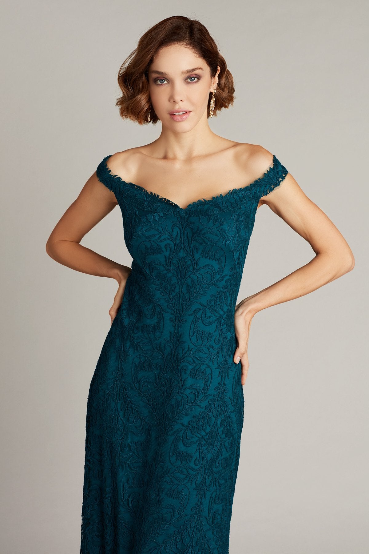 Newlyn Embroidered Tulle Gown