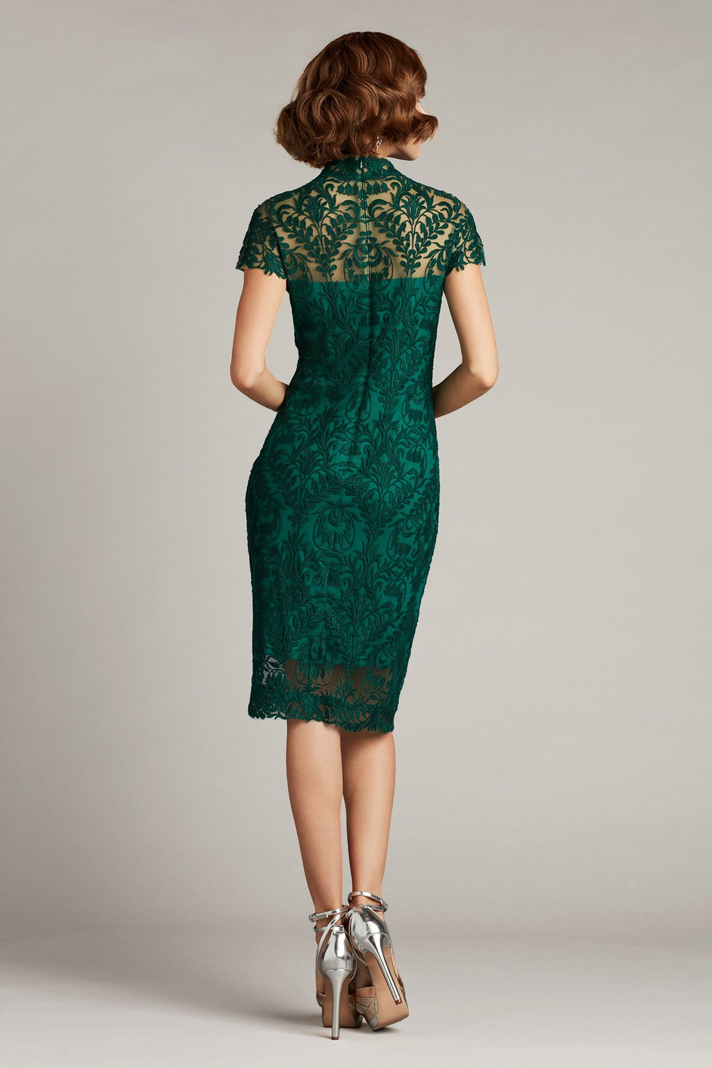 Irvin Keyhole Embroidered Dress