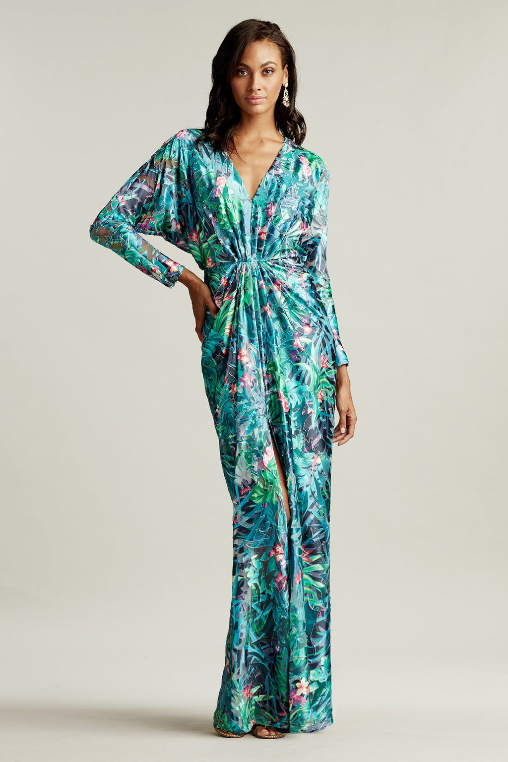 Raanan Dolman Sleeve Gown