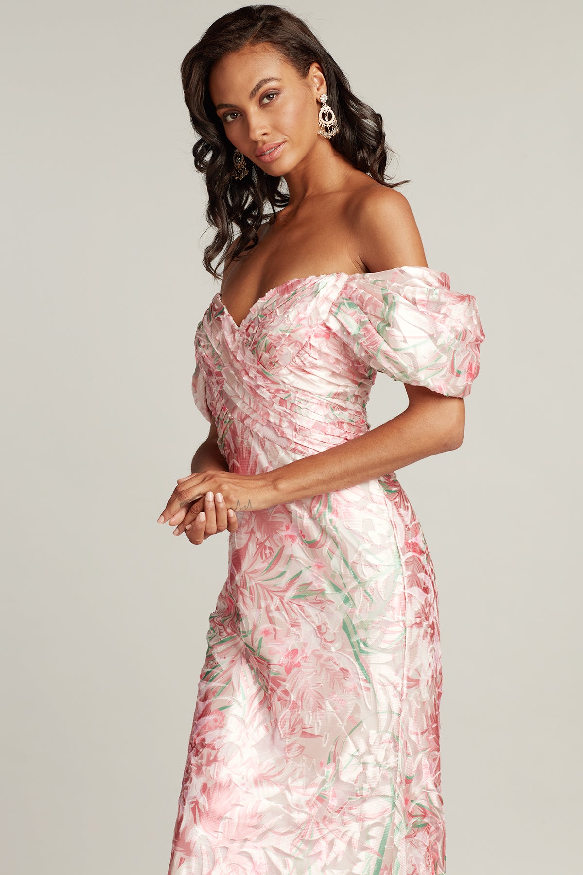 Sayara Puff Sleeve Gown