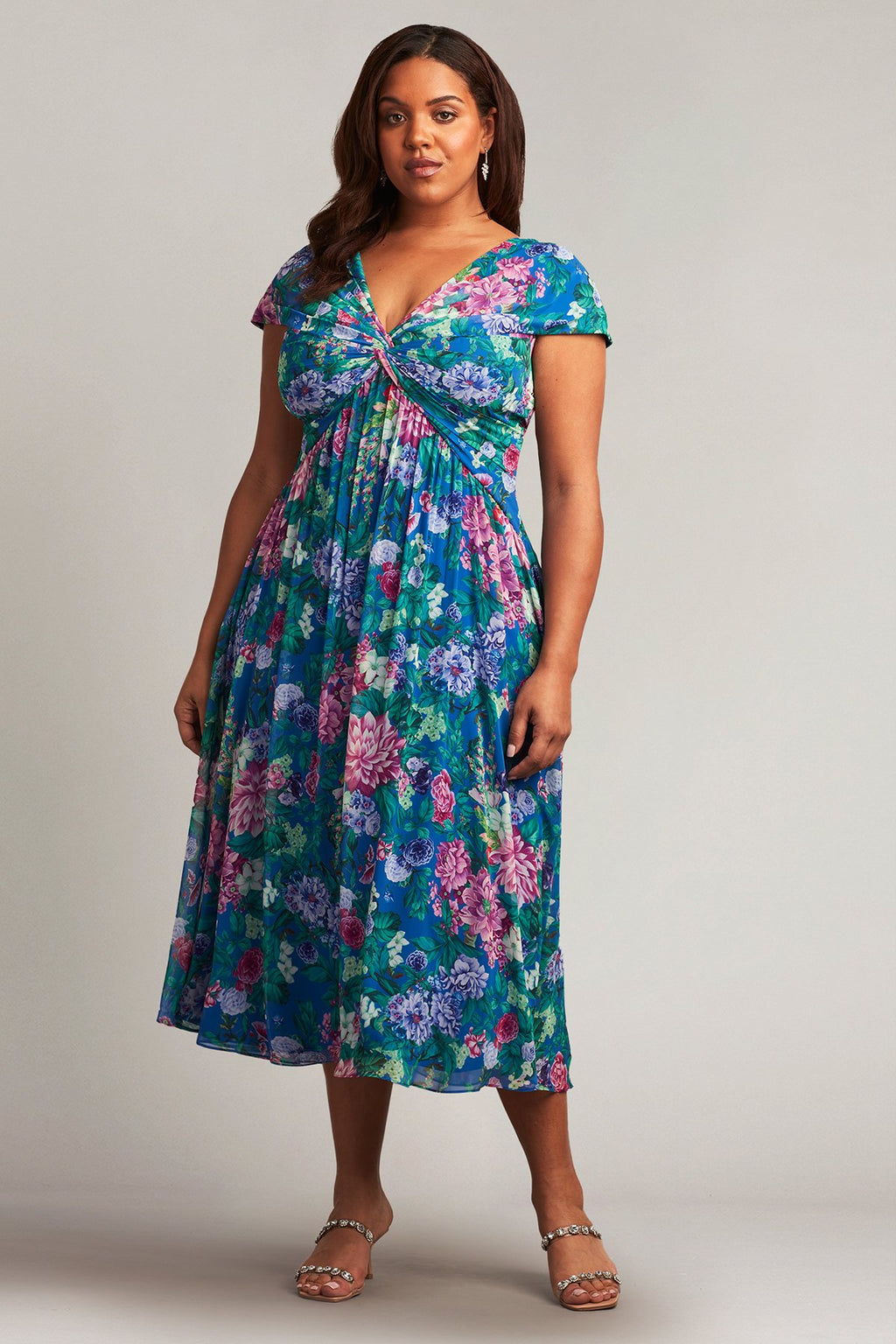 Emilia Floral Print Dress - PLUS SIZE
