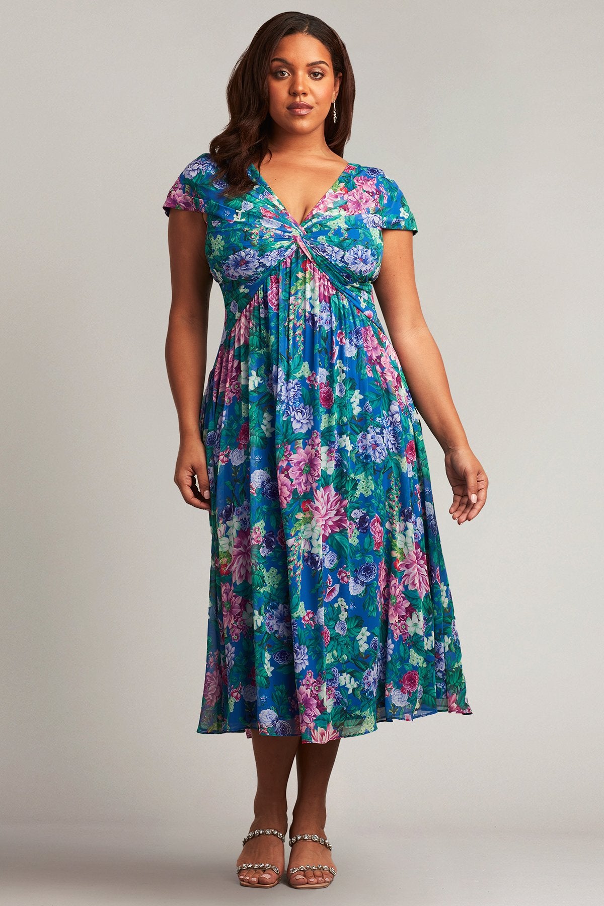 Emilia Floral Print Dress - PLUS SIZE