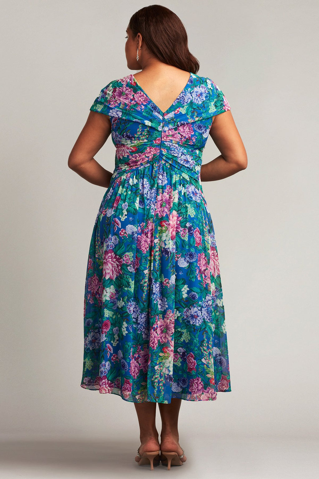 Emilia Floral Print Dress - PLUS SIZE