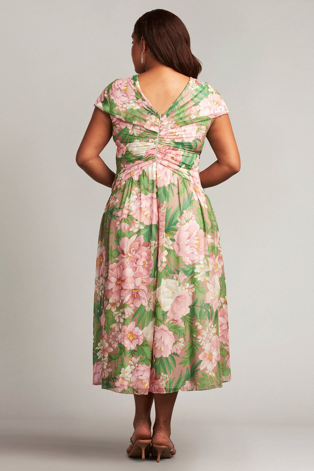 Ausra Floral Print Dress - PLUS SIZE