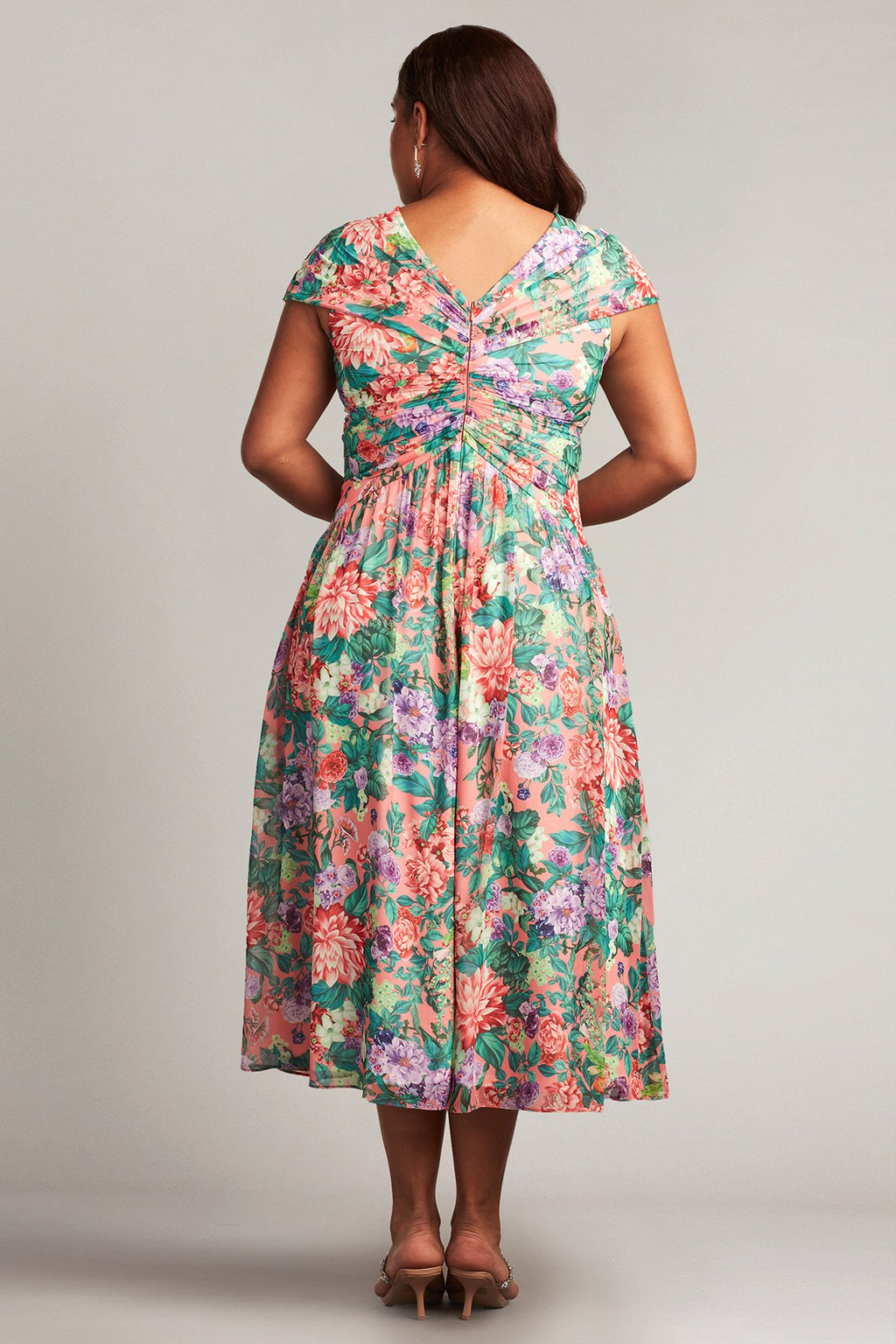 Emilia Floral Print Dress - PLUS SIZE