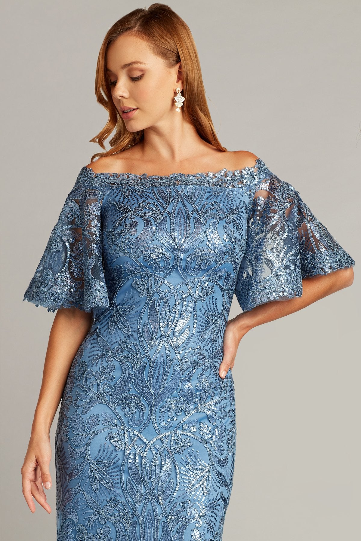 Ashia Off-Shoulder Gown