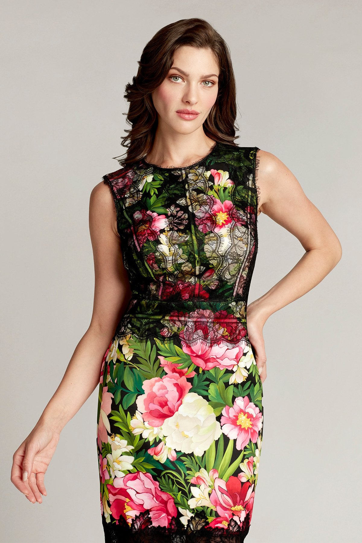 Lila Neoprene & Lace Dress