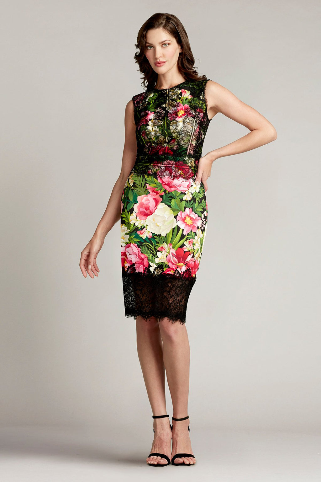 Lila Neoprene & Lace Dress