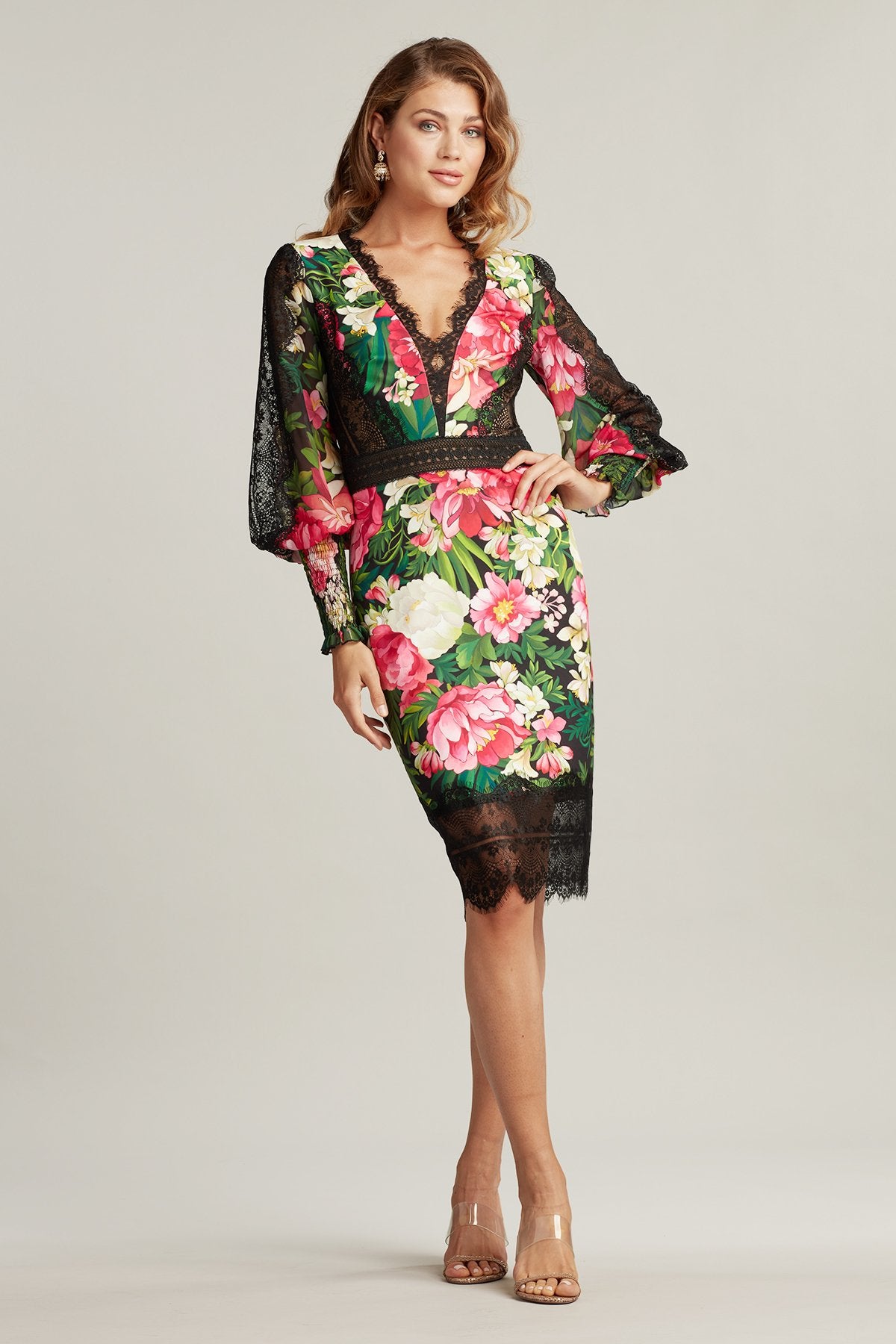 Inci Lace & Fringe Dress
