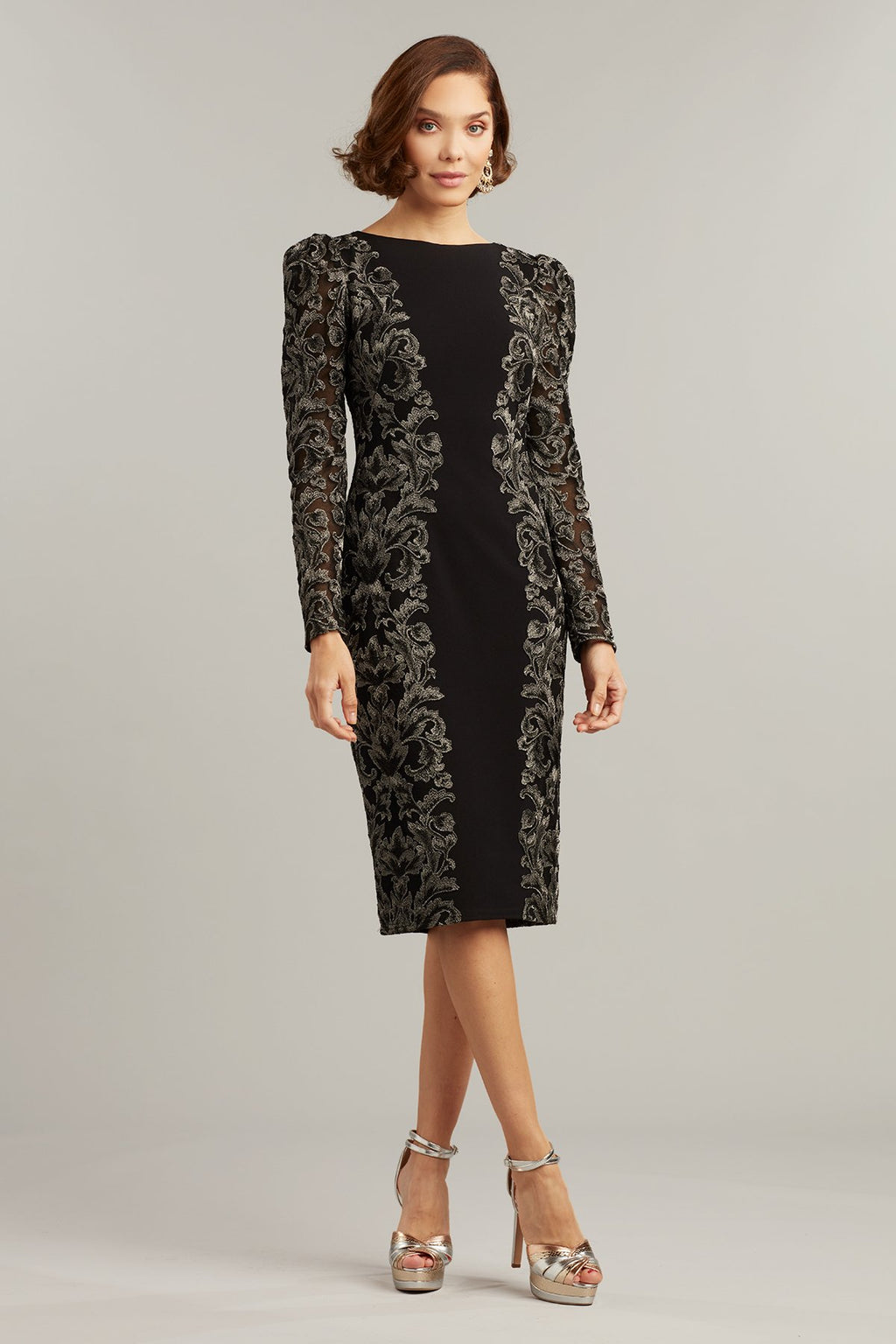 Annet Embroidered Panel Dress