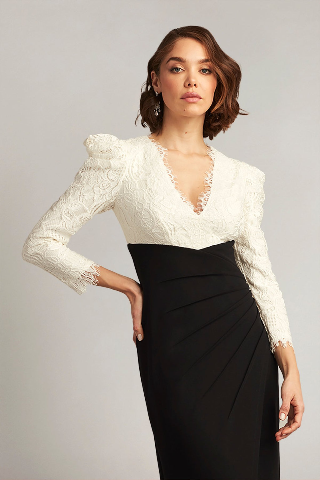 Marshal Crepe & Lace Gown