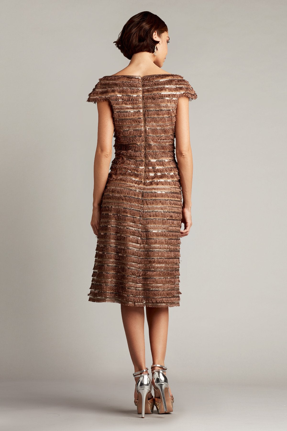 Thora Silken Fringe Dress