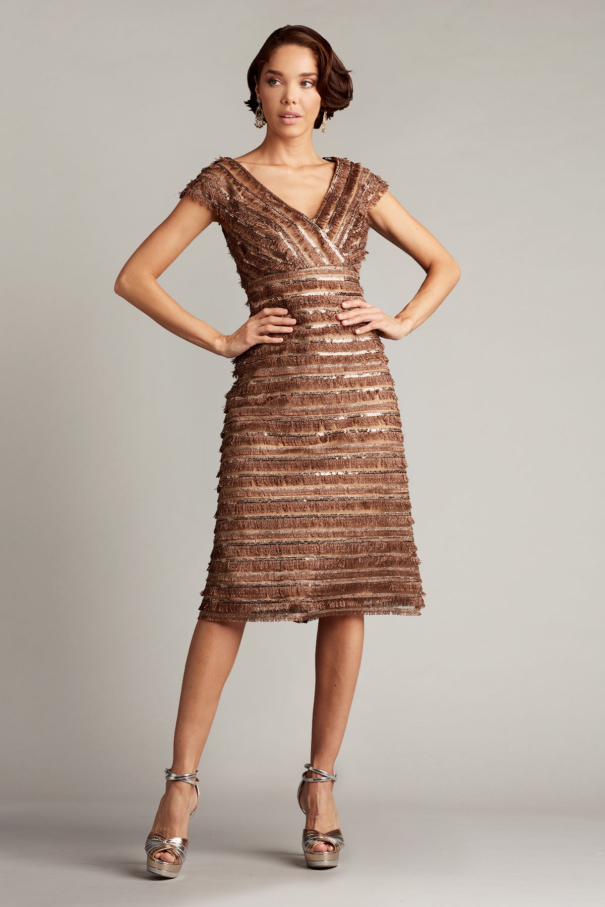Thora Silken Fringe Dress