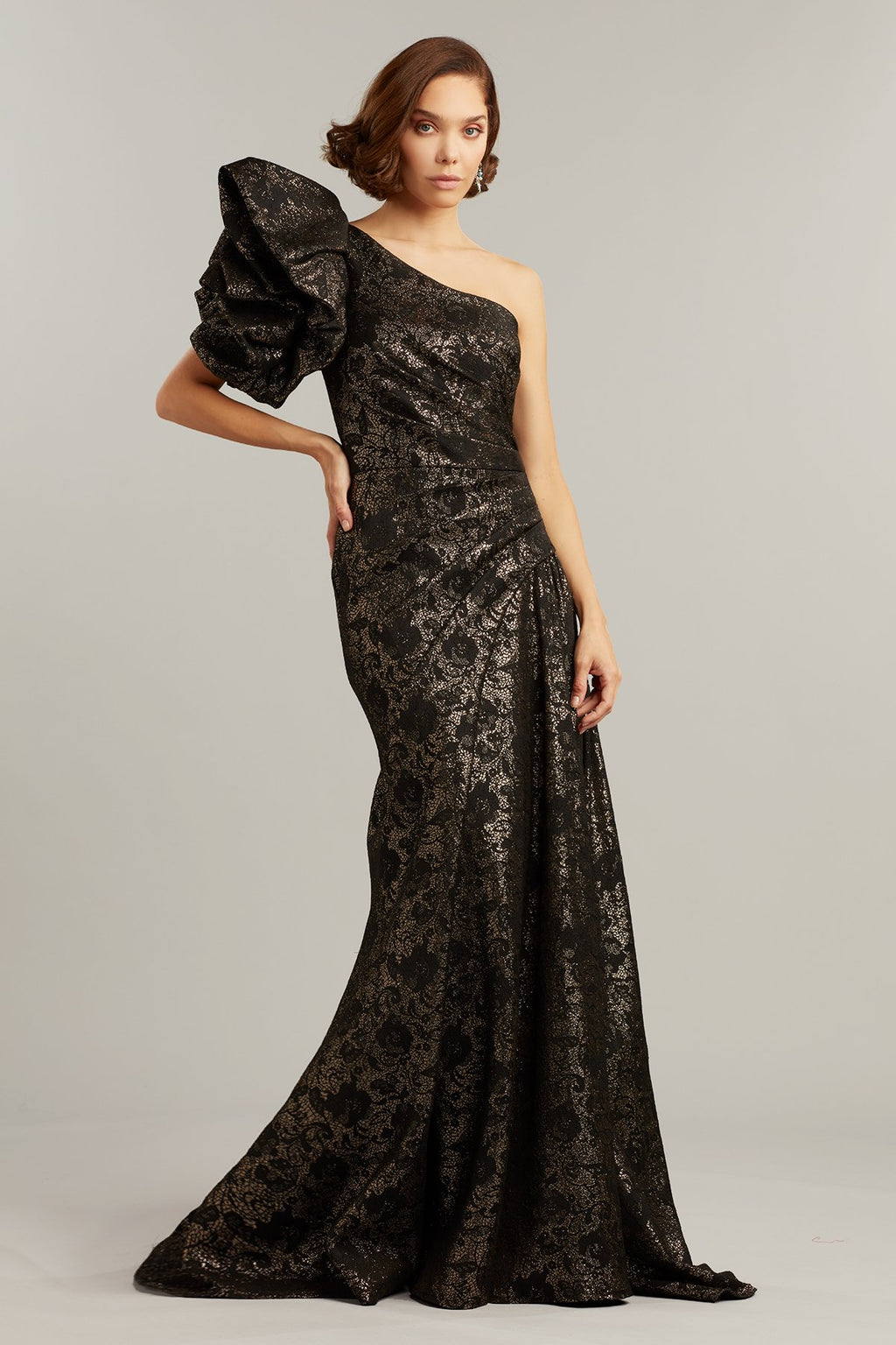 Florian Puff Sleeve Gown