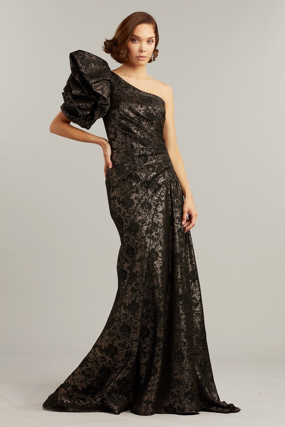 Florian Puff Sleeve Gown