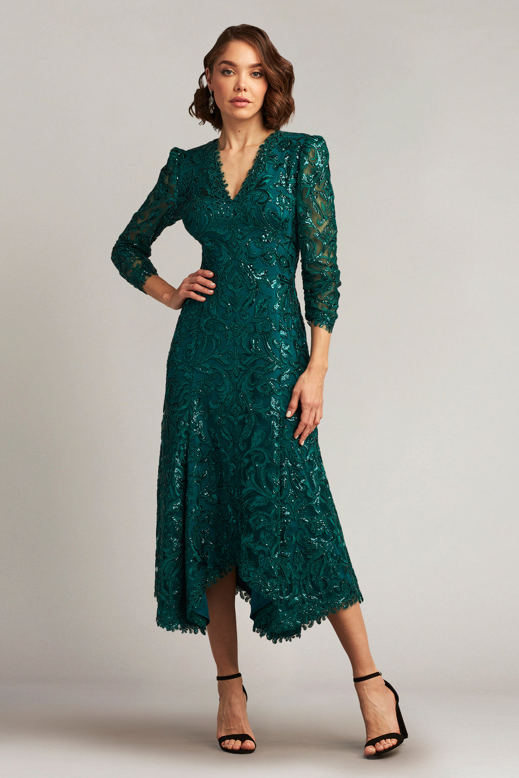 Vivar Handkerchief Hem Dress