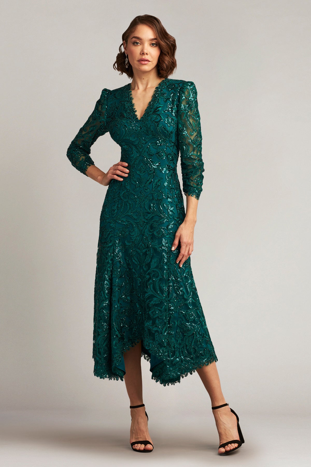 Vivar Handkerchief Hem Dress