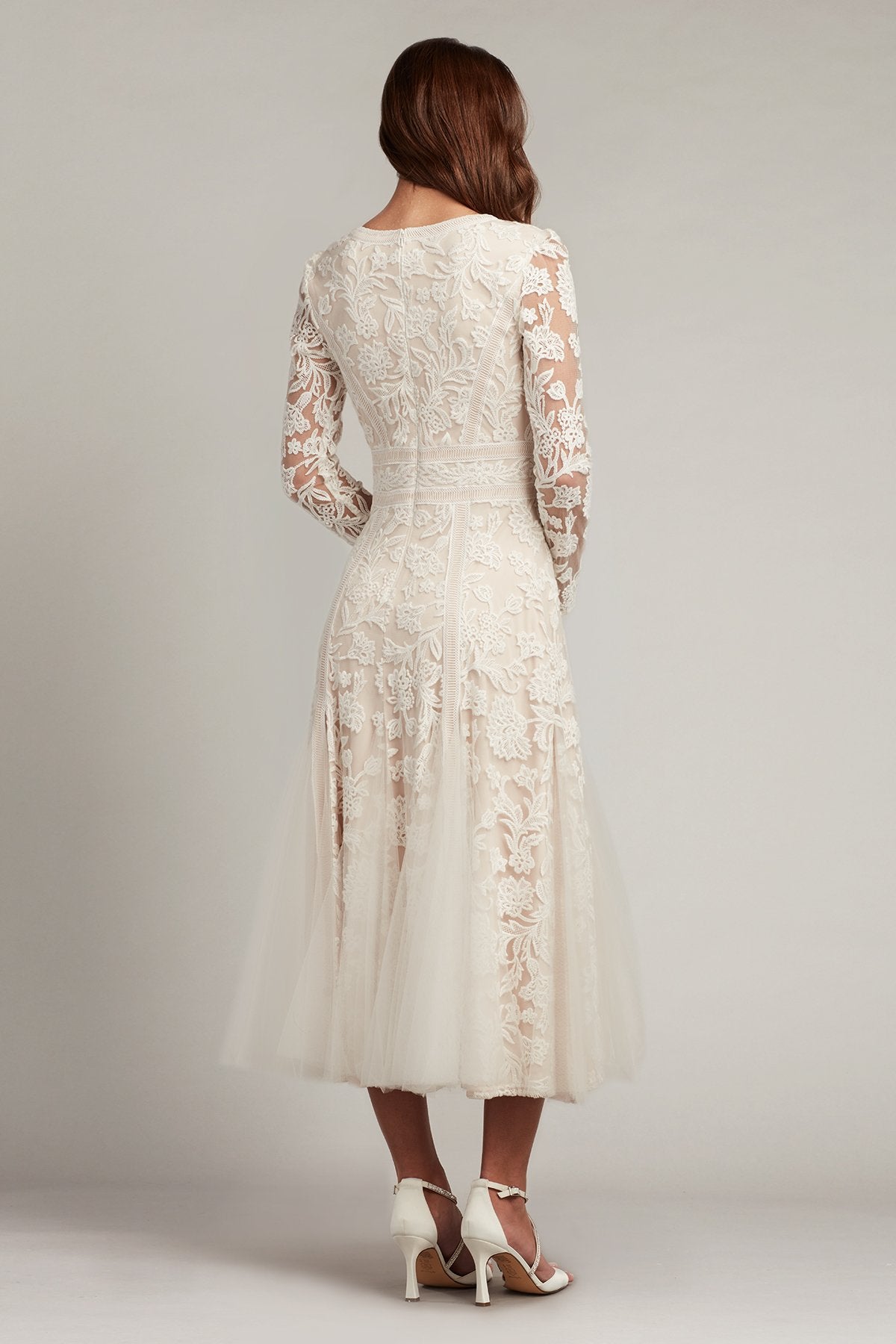 Rafferty Embroidered Tulle Midi Dress – Tadashi Shoji Official
