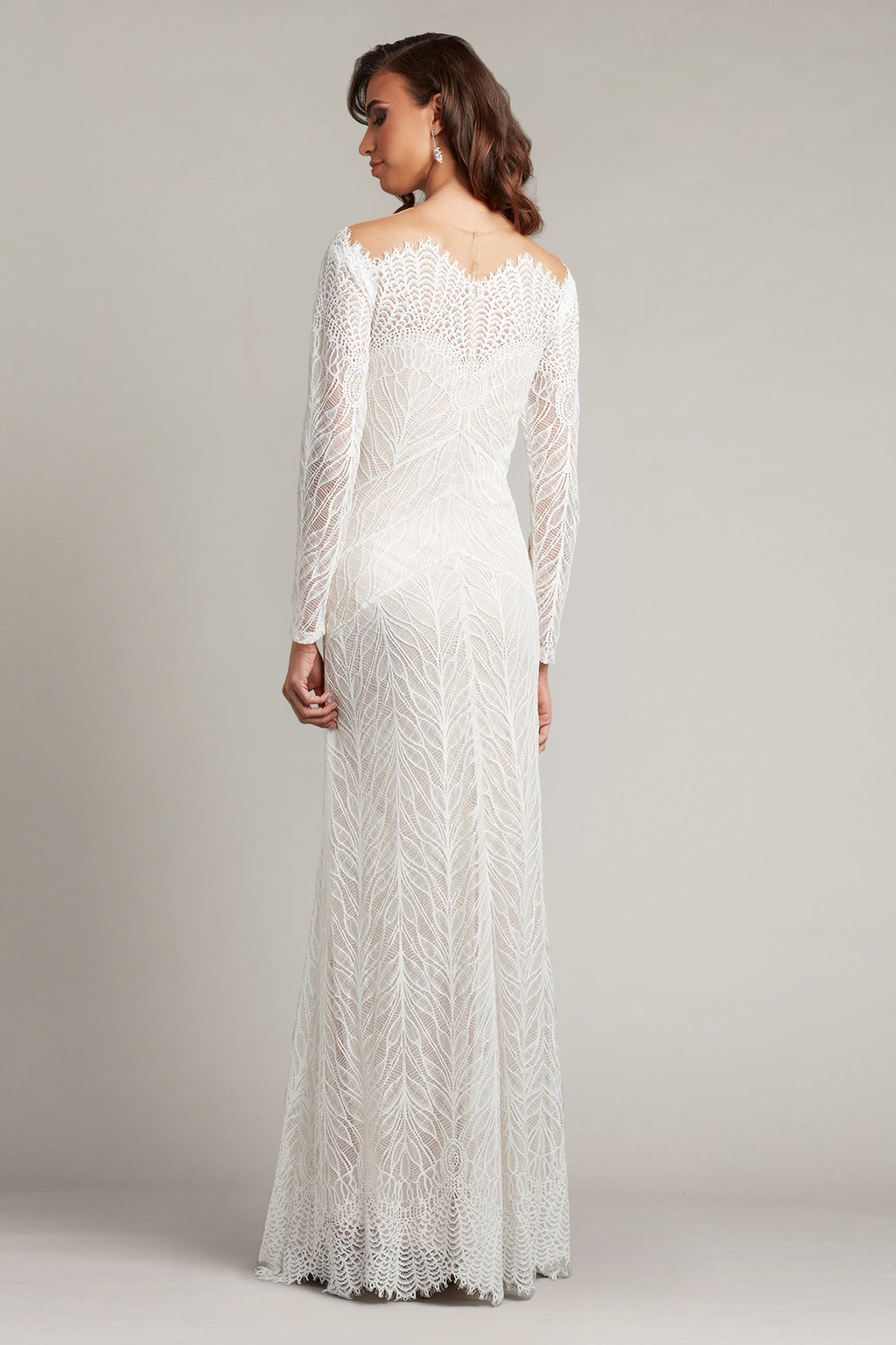 Marvin Illusion Lace Gown