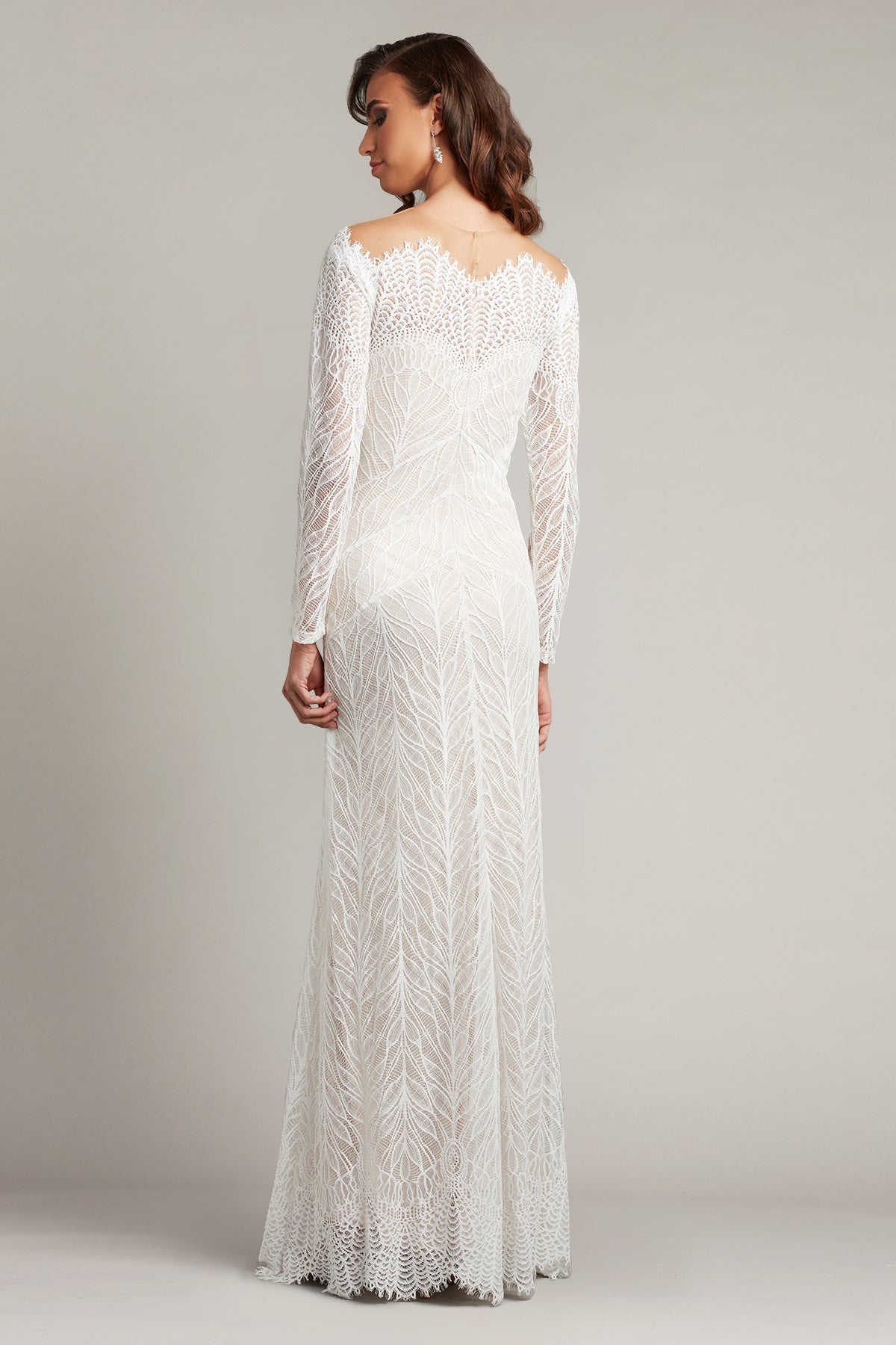 Marvin Illusion Lace Gown