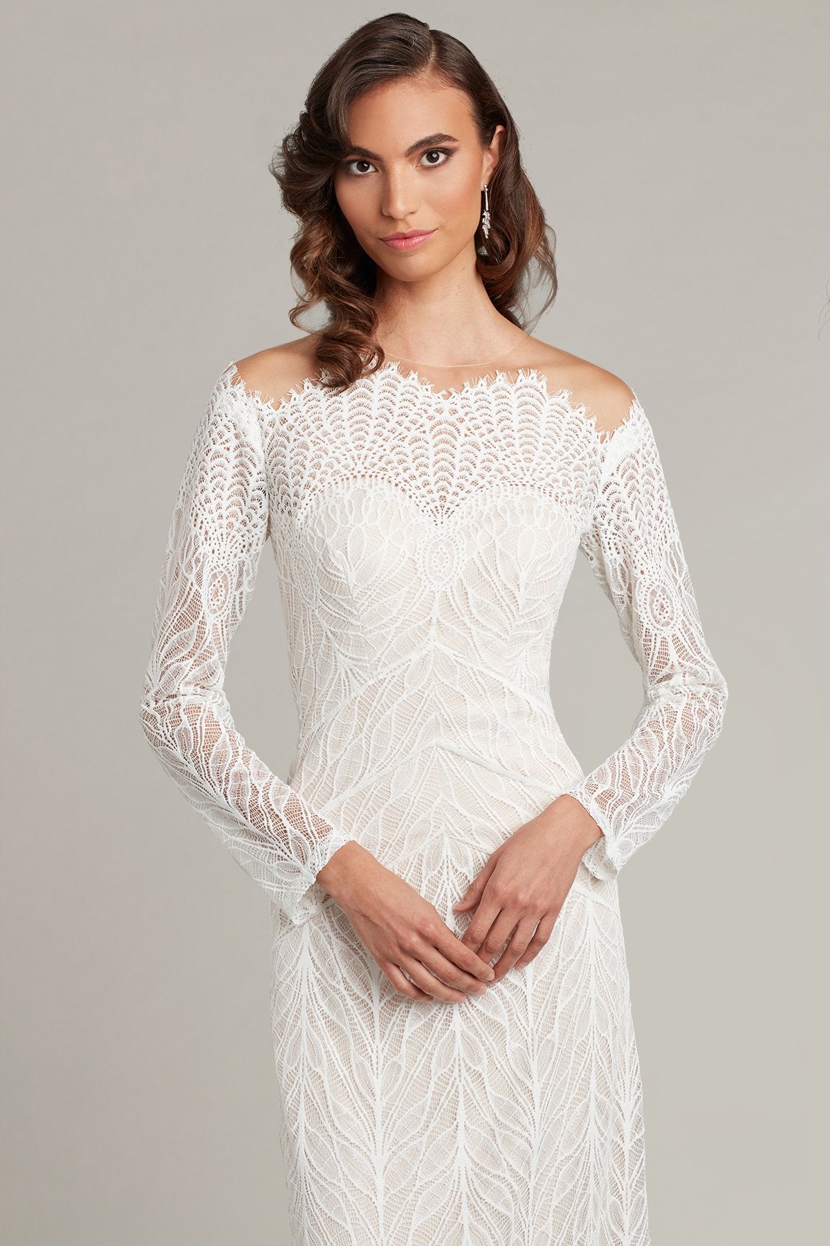 Marvin Illusion Lace Gown