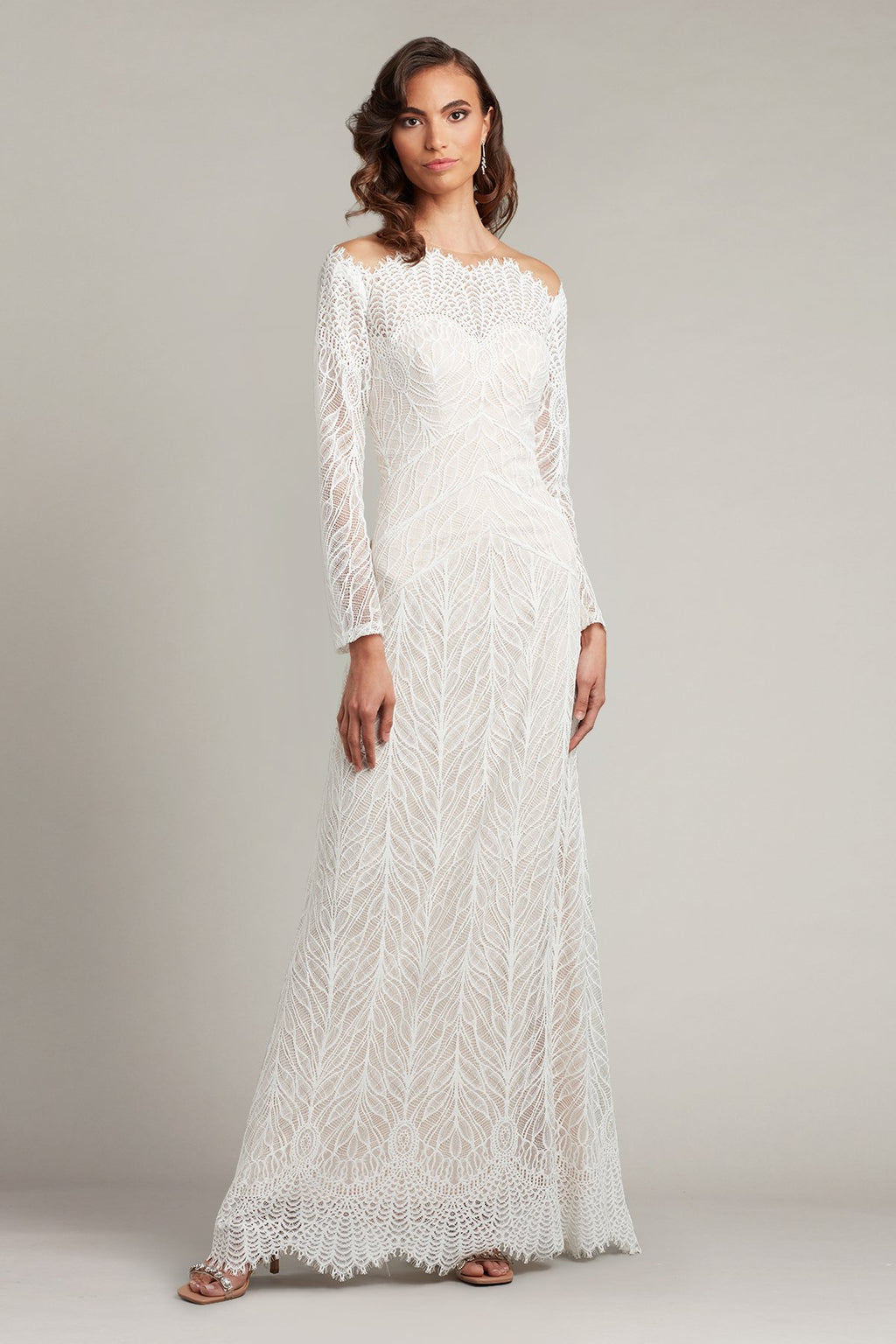 Marvin Illusion Lace Gown