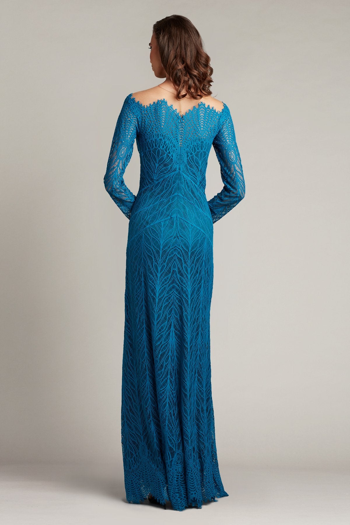 Marvin Illusion Lace Gown