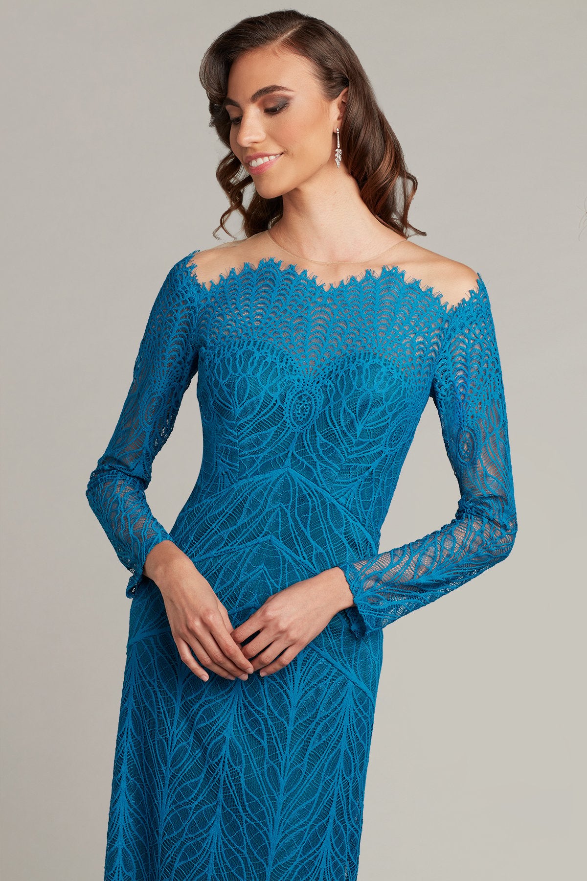 Marvin Illusion Lace Gown