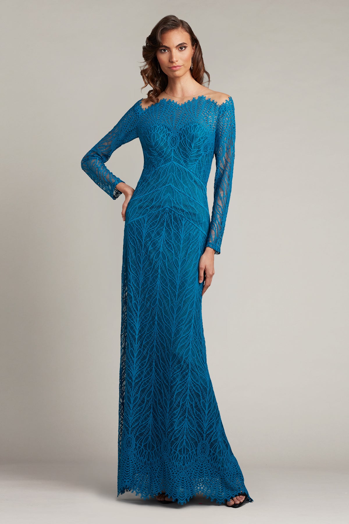 Marvin Illusion Lace Gown