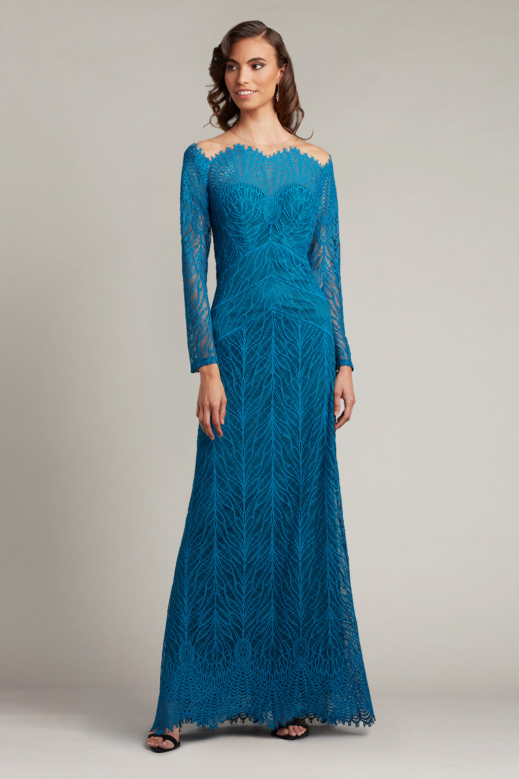 Marvin Illusion Lace Gown