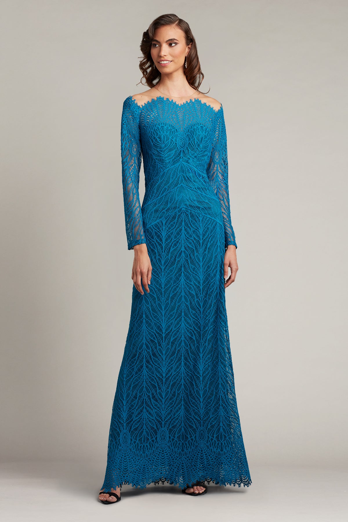 Marvin Illusion Lace Gown