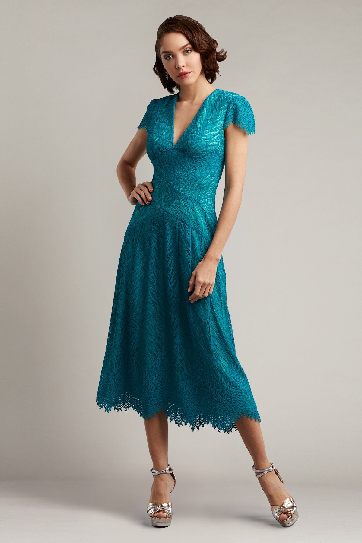 Chaney Lace Midi Dress