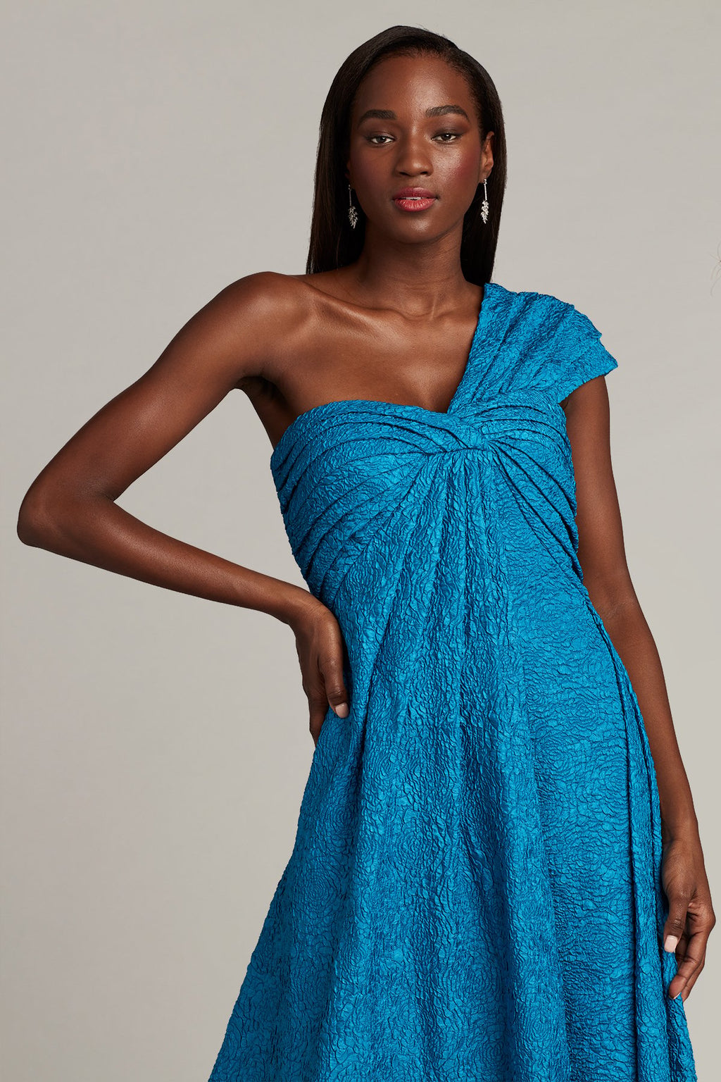 Lucette Draped Empire Gown