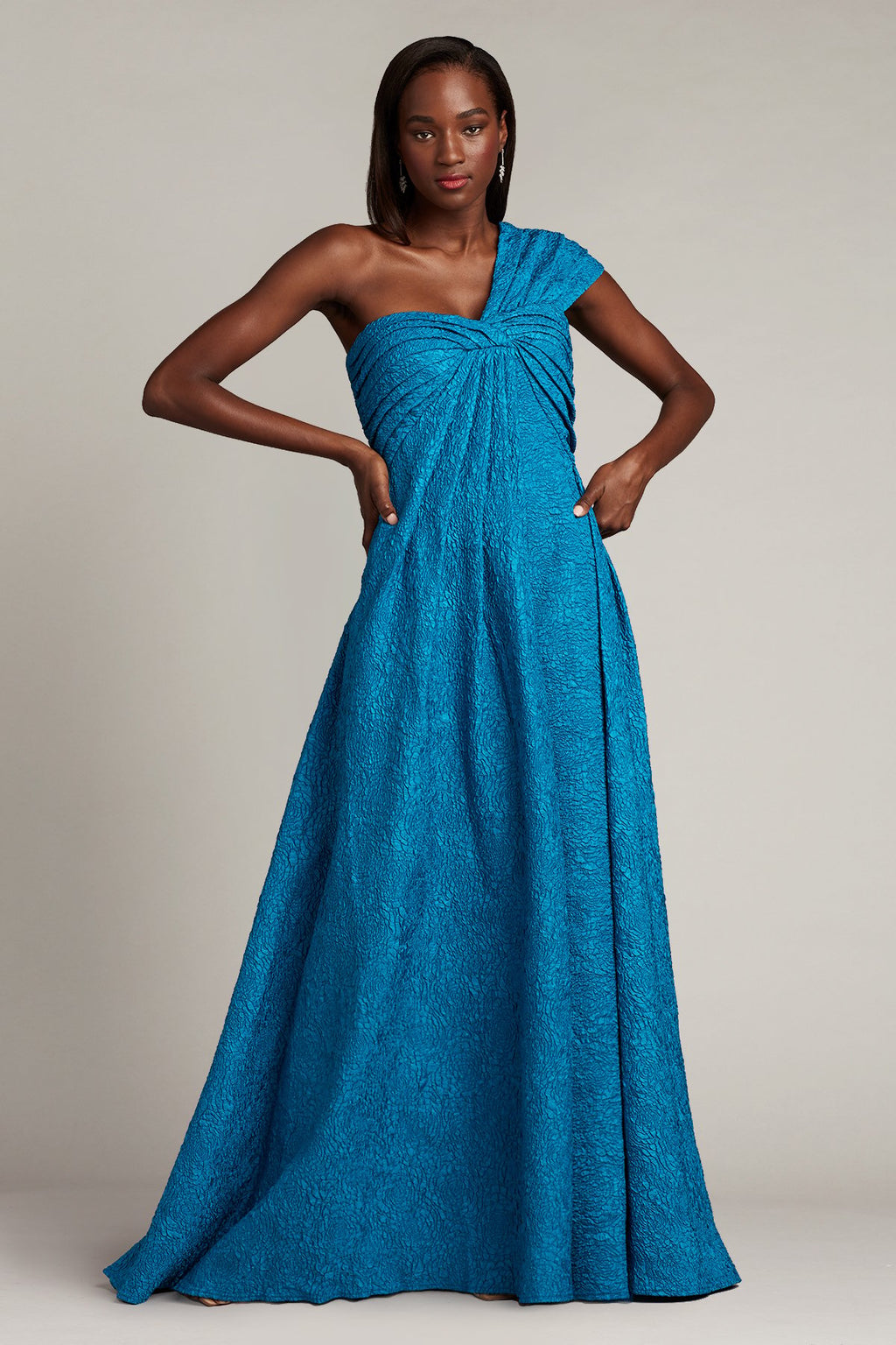 Lucette Draped Empire Gown