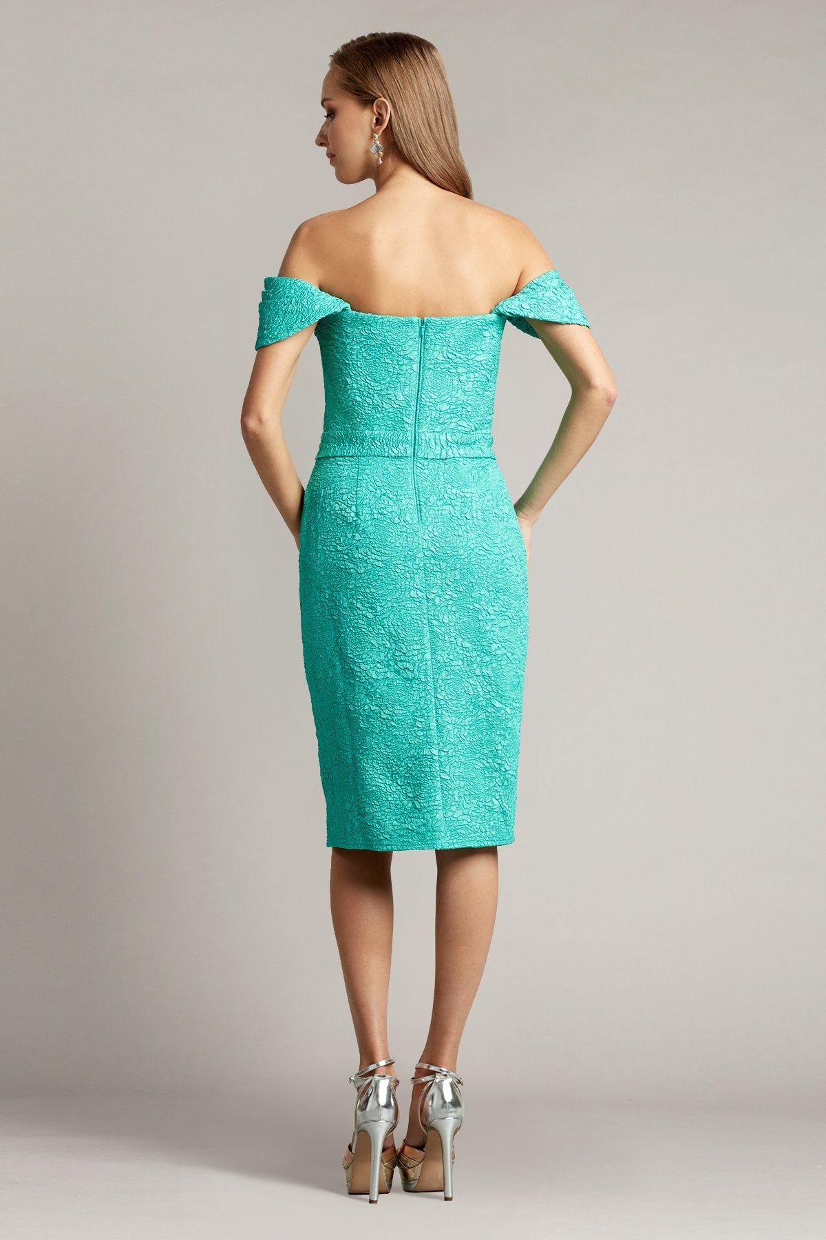 Audrie Rose Jacquard Dress