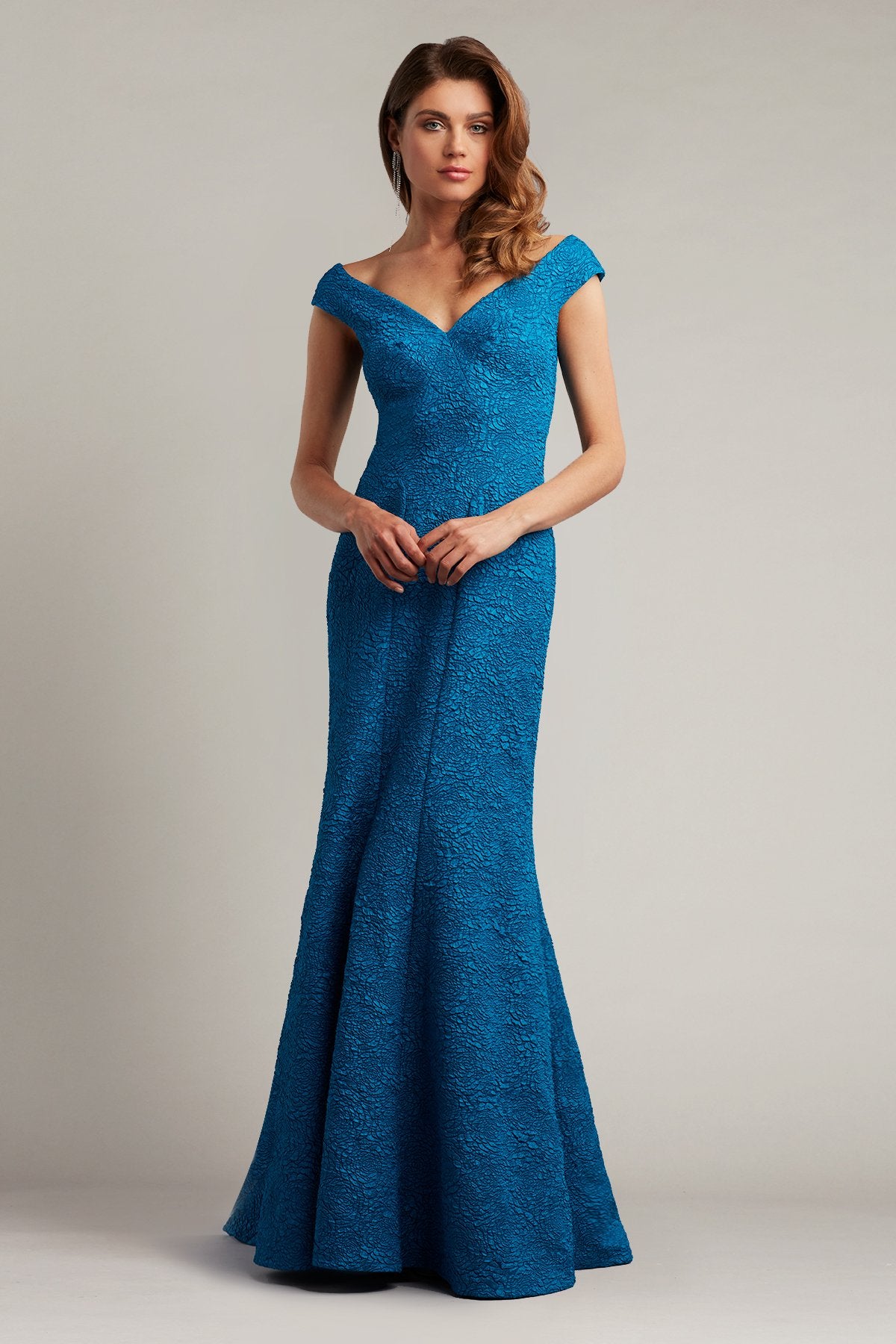 Dale Rose Jacquard Gown